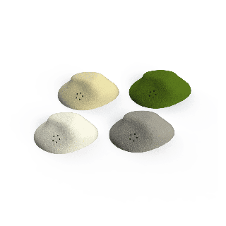 Small scent stone for scent training