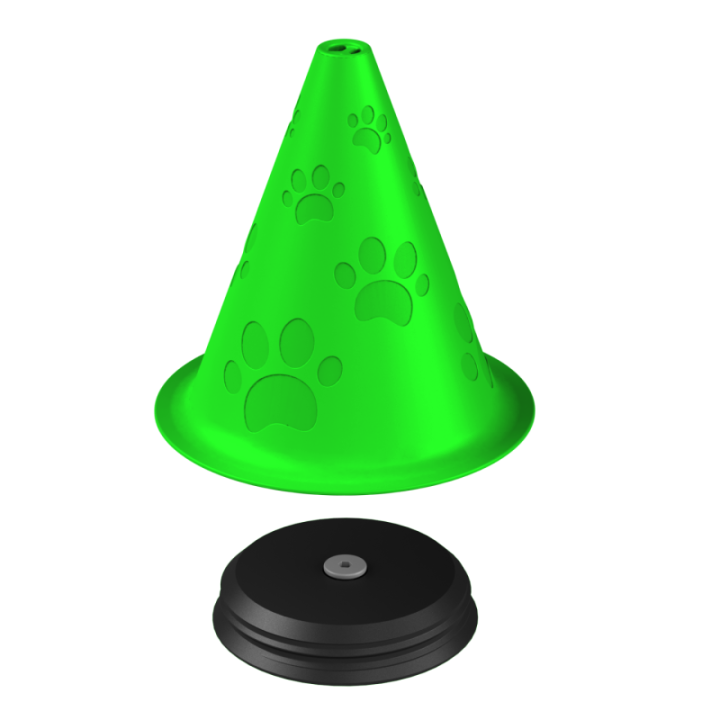 Przyrząd do noseworku z wylotem zapachu u góry – konstrukcja zapewniająca czytelny stożek zapachowy.