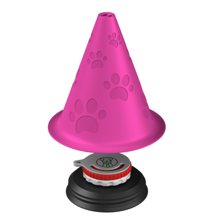 Kolorowa atrapa pachołka do profesjonalnego szkolenia węchu – doskonała do budowania motywacji psa.