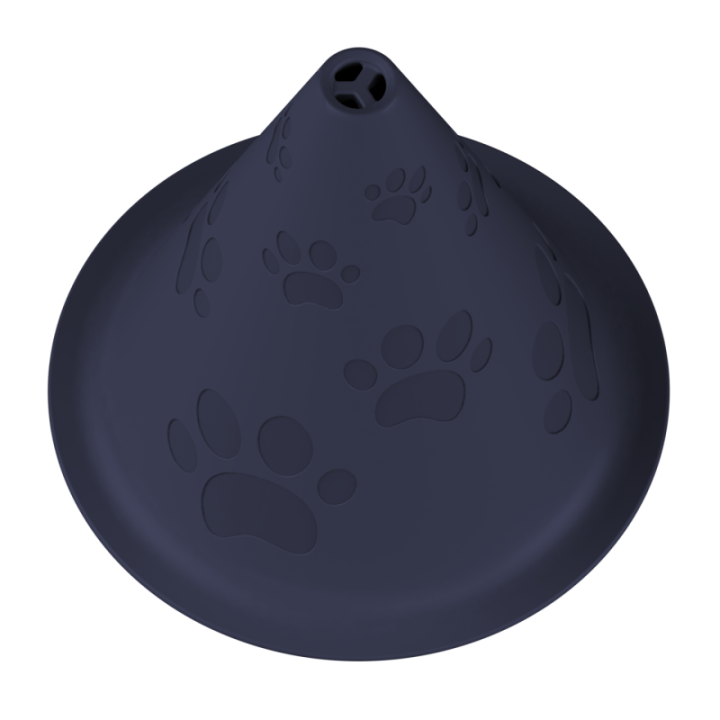 Gumowy przyrząd do noseworku w kształcie stożka – trwały i łatwy do utrzymania w czystości.