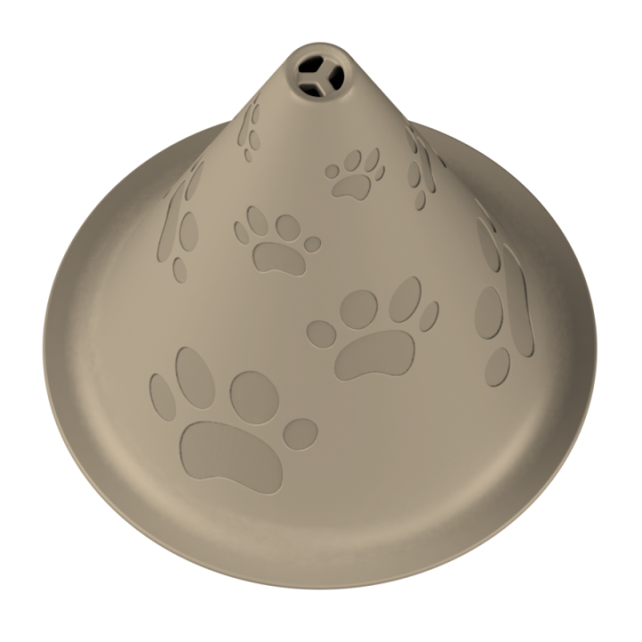 Gumowy przyrząd do noseworku w kształcie stożka – trwały i łatwy do utrzymania w czystości.