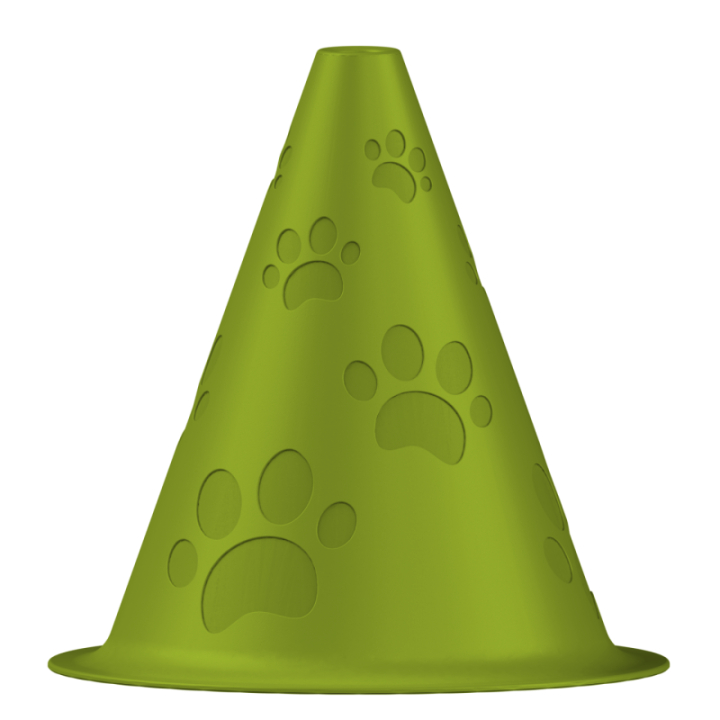 Skrytka zapachowa w formie pachołka – dyskretne i estetyczne ukrycie do treningów nosework.