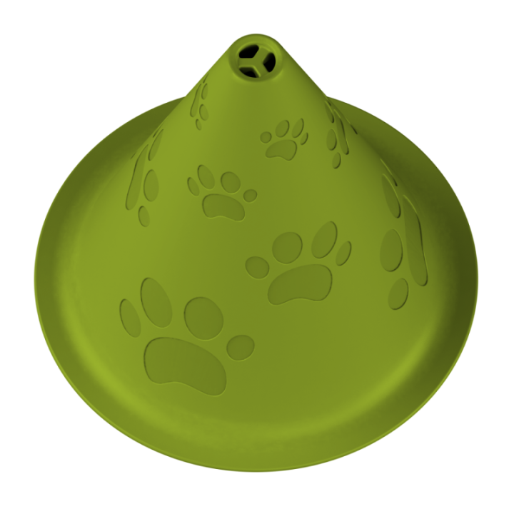 Gumowy przyrząd do noseworku w kształcie stożka – trwały i łatwy do utrzymania w czystości.