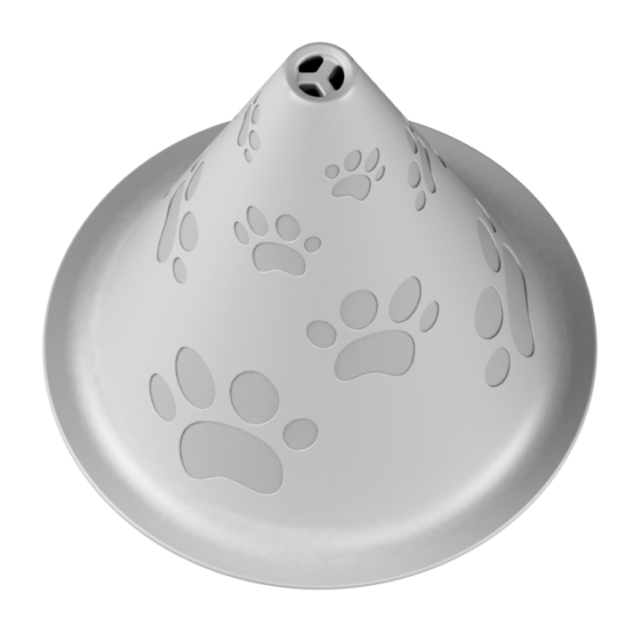 Gumowy przyrząd do noseworku w kształcie stożka – trwały i łatwy do utrzymania w czystości.