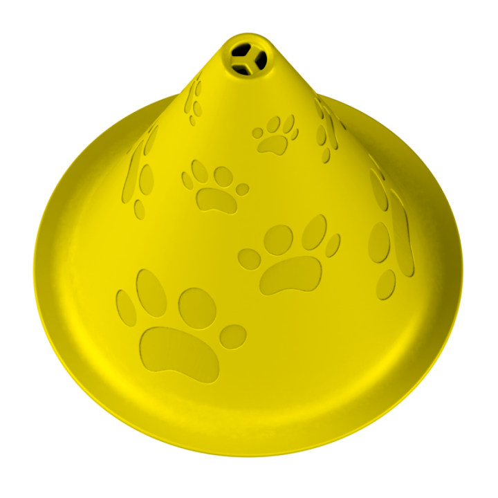 Gumowy przyrząd do noseworku w kształcie stożka – trwały i łatwy do utrzymania w czystości.