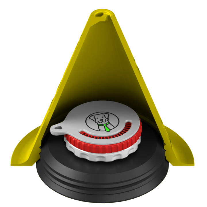 Stożkowa skrytka do ćwiczeń precyzyjnego oznaczania – pomaga psu skupić się na źródle zapachu.