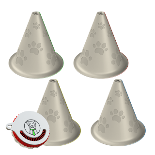 Set di avvio per nosework – 4x cono di allenamento + scatola di profumo Fluonose Mini+