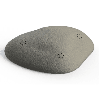 Large scent stone for scent training