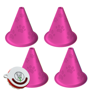 Set di avvio per nosework – 4x cono di allenamento + scatola di profumo Fluonose Mini+