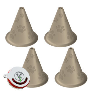 Nosework Starter Set – 4x Training Cone + Fluonose Mini+ Scent Can