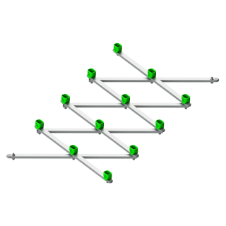 Harmonijka Węchowa PRO – barre de parfum en aluminium pliable pour le nosework