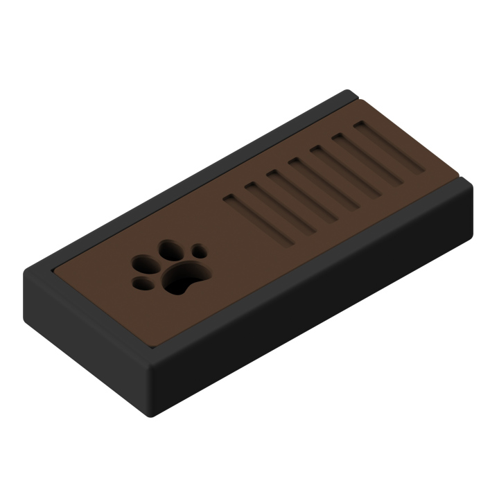 Miniaturowa puszka z miejscem na wacik zapachowy – idealna do precyzyjnych przeszukań.