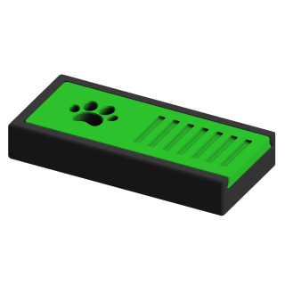 Fluonose Flat - contenitore miniaturizzato per profumi per nosework