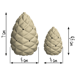 Cones de cheiro para treinamento de scent training