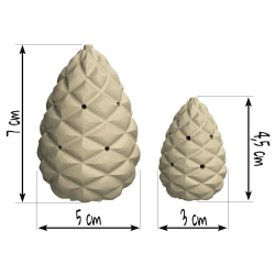 Pinecones para entrenamientos de nosework | Fluo Dog