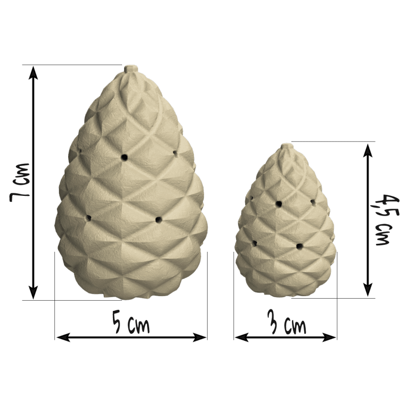 Pinecones para entrenamientos de nosework | Fluo Dog