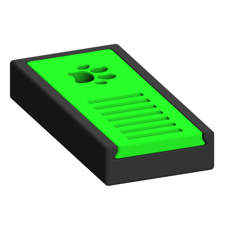 Skrytka zapachowa w formie małego pudełeczka – dyskretne i łatwe do zakamuflowania ukrycie do treningów nosework.