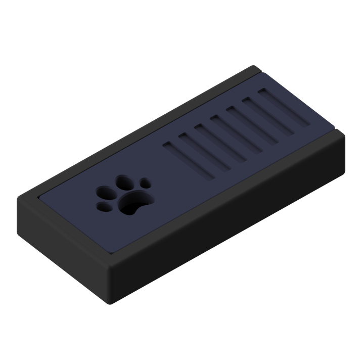 Miniaturowa puszka z miejscem na wacik zapachowy – idealna do precyzyjnych przeszukań.