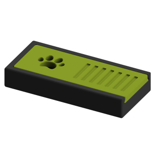 Fluonose Flat - miniaturowy pojemnik na zapachy do nosework