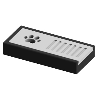 Fluonose Flat - miniaturowy pojemnik na zapachy do nosework
