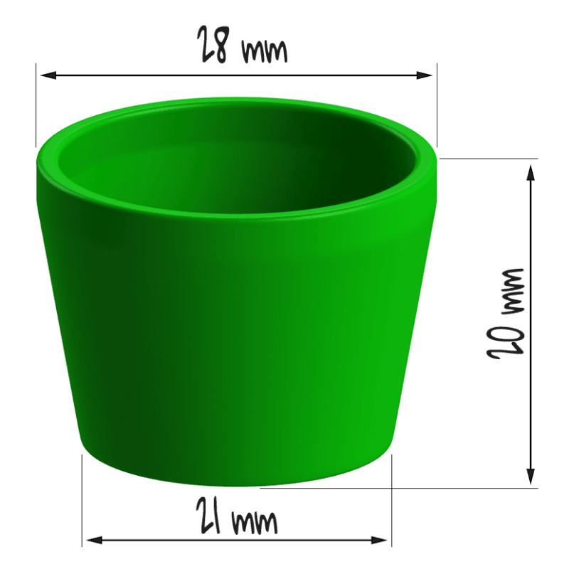 Geurnaalbeker voor nosework | Fluo Dog