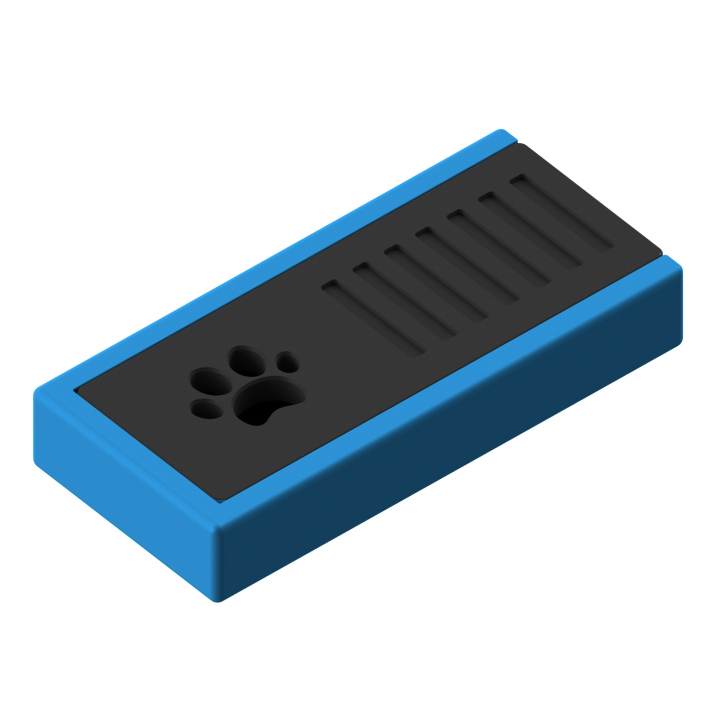 Miniaturowa puszka z miejscem na wacik zapachowy – idealna do precyzyjnych przeszukań.