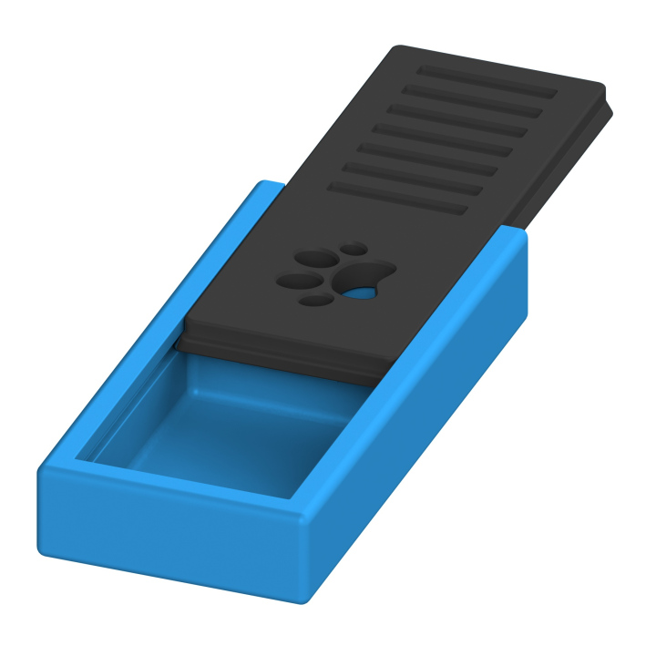 Przyrząd do noseworku z otworami wentylacyjnymi na wieczku – konstrukcja zapewniająca optymalne uwalnianie stożka zapachowego.