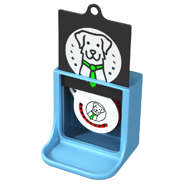 Dwufunkcyjne ukrycie typu Pairing Box z wbudowanym magnesem do treningów nosework i scent work