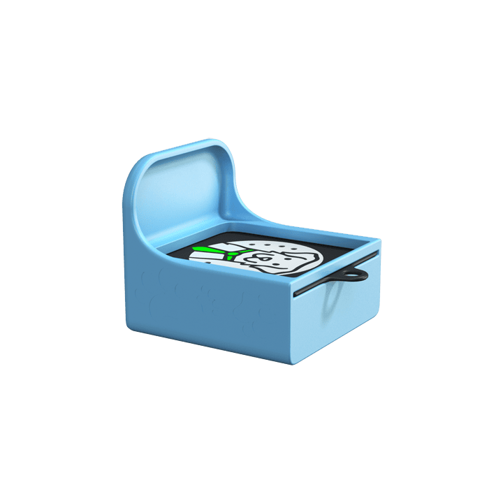 Dwufunkcyjne ukrycie typu Pairing Box z wbudowanym magnesem do treningów nosework i scent work