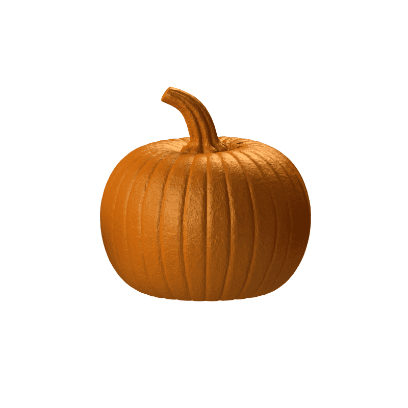 Halloween-pumpkin for dog scent training Fluonose 🎃 – rubber decoy for nosework (3 sizes)