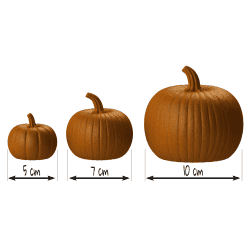Abóbora de Halloween para treinamento de olfato canino Fluonose 🎃 – isca de borracha para nosework (3 tamanhos)