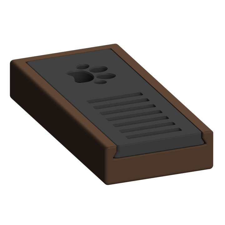 Skrytka zapachowa w formie małego pudełeczka – dyskretne i łatwe do zakamuflowania ukrycie do treningów nosework.