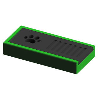Fluonose Flat - miniaturowy pojemnik na zapachy do nosework