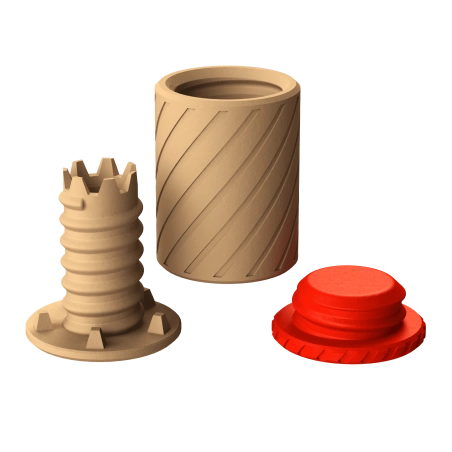 PinBox gemonteerd in een doos