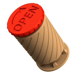 FluoPin - transformer valgfritt eske til avansert luktleketøy | Fluo Dog