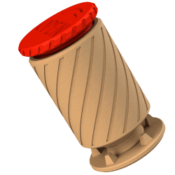 FluoPin - transforme qualquer caixa em um brinquedo avançado de olfato | Fluo Dog