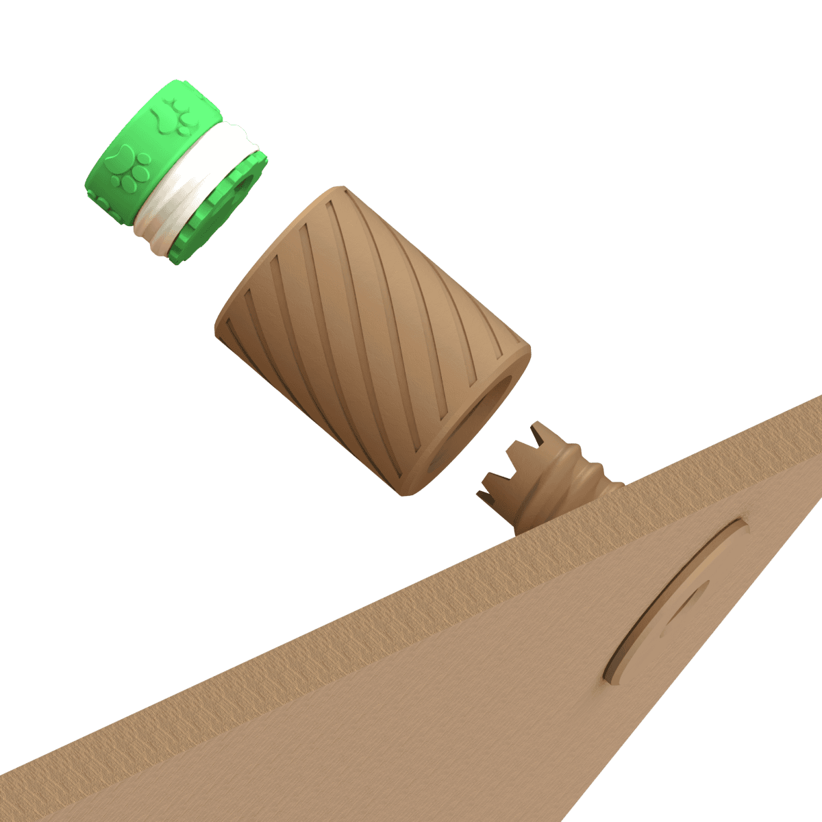 FluoPin - transformer valgfritt eske til avansert luktleketøy | Fluo Dog