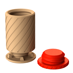 Set 5x FluoPin + caixa Fluonose Nano+ GRÁTIS - conjunto para treinos de trabalho de olfato | Fluo Dog