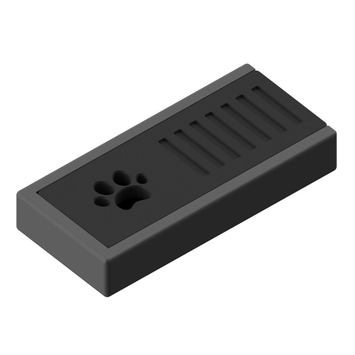 Miniaturowa puszka z miejscem na wacik zapachowy – idealna do precyzyjnych przeszukań.