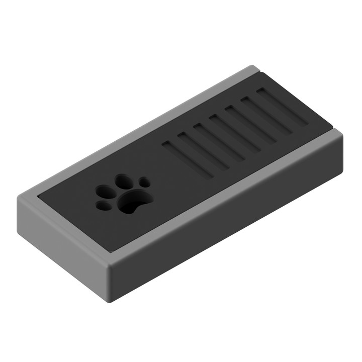 Miniaturowa puszka z miejscem na wacik zapachowy – idealna do precyzyjnych przeszukań.