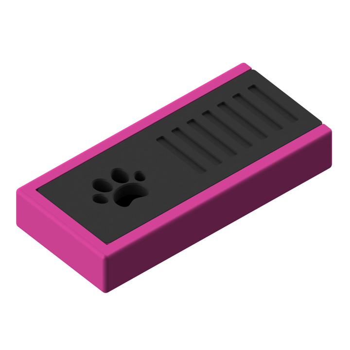 Miniaturowa puszka z miejscem na wacik zapachowy – idealna do precyzyjnych przeszukań.