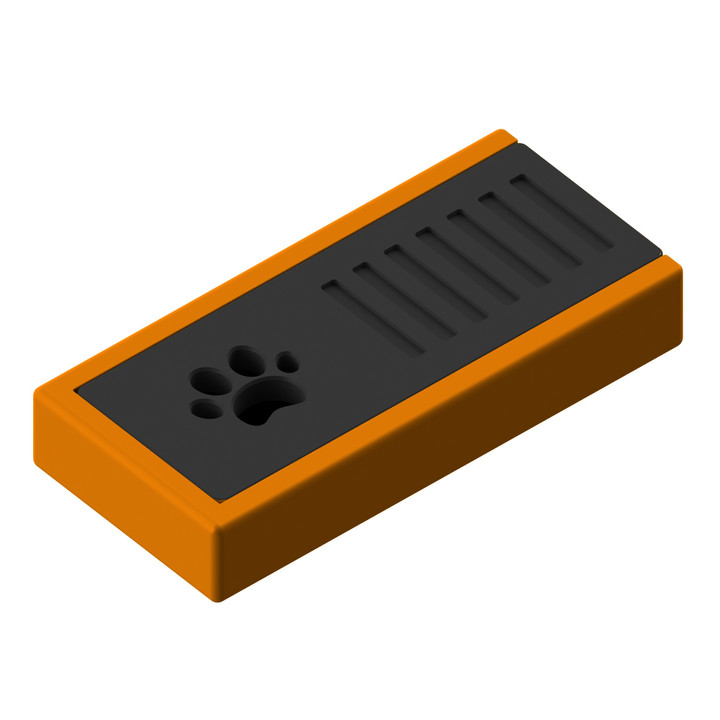 Miniaturowa puszka z miejscem na wacik zapachowy – idealna do precyzyjnych przeszukań.