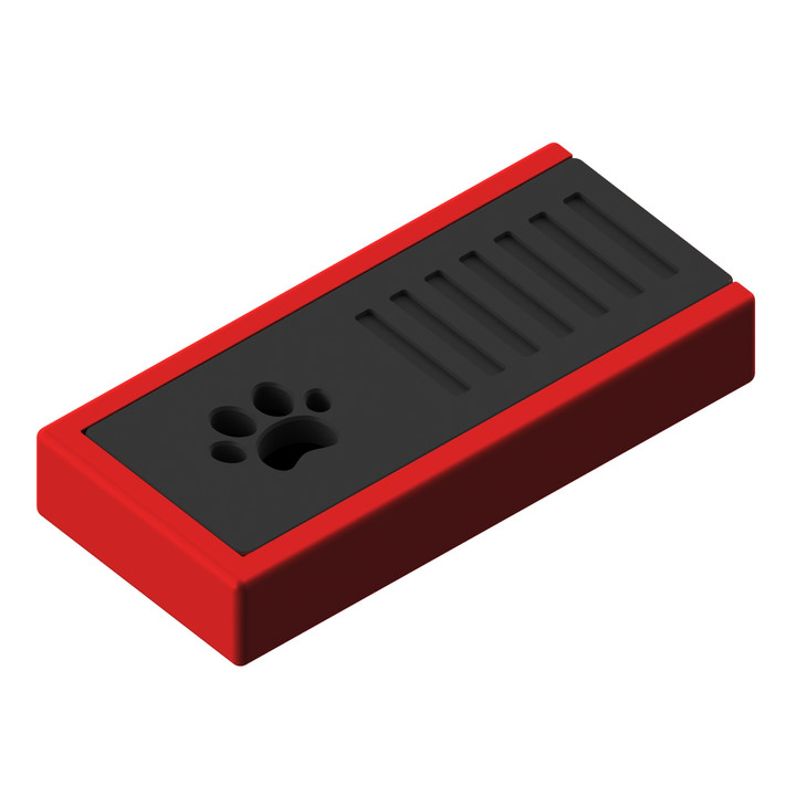 Miniaturowa puszka z miejscem na wacik zapachowy – idealna do precyzyjnych przeszukań.