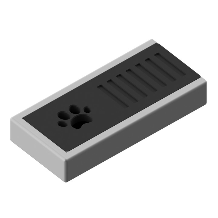 Miniaturowa puszka z miejscem na wacik zapachowy – idealna do precyzyjnych przeszukań.