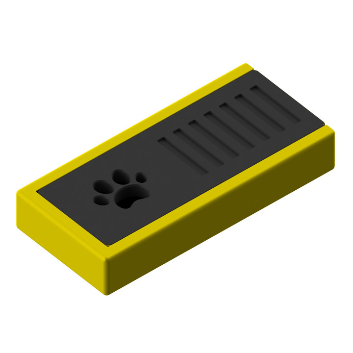 Miniaturowa puszka z miejscem na wacik zapachowy – idealna do precyzyjnych przeszukań.