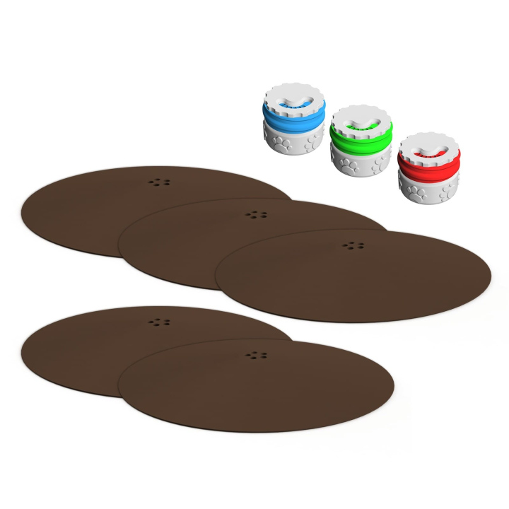 Zestaw do treningów nosework - dyski węchowe z puszką zapachową