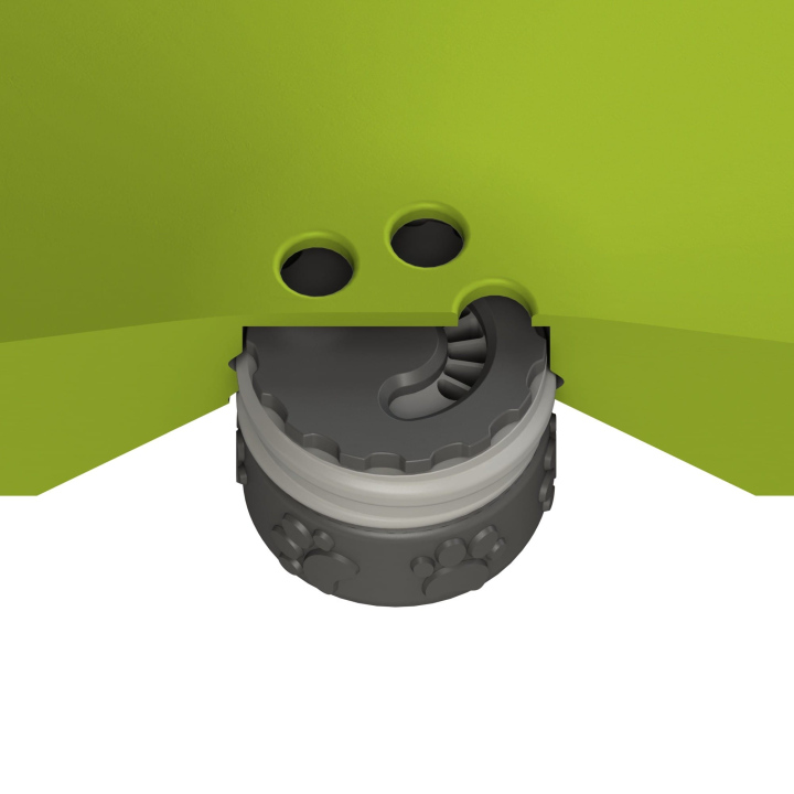 Przekrój dysku do treningów węchowych z psem