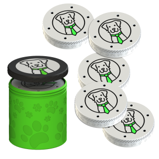 🏷️¡Subasta BCM! Conjunto 5x Lata Fluonose Pro 10cm + Contenedor Hermético