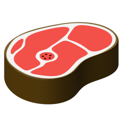 Voňavý steak - atrapa na tréningy vôle