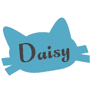Cabeza de gato - placa con texto personalizado